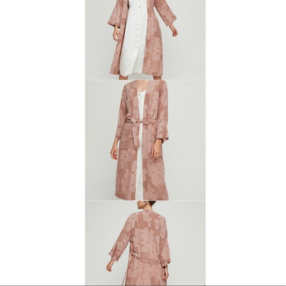 NEW Aritzia Wilfred Durante Jacket Robe in PINK - Picture 8 of 9